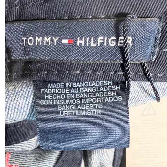 NWT Tommy Hilfiger Denim Baseball Cap Hat Embroidered Logo OS/TU - Picture 11 of 12